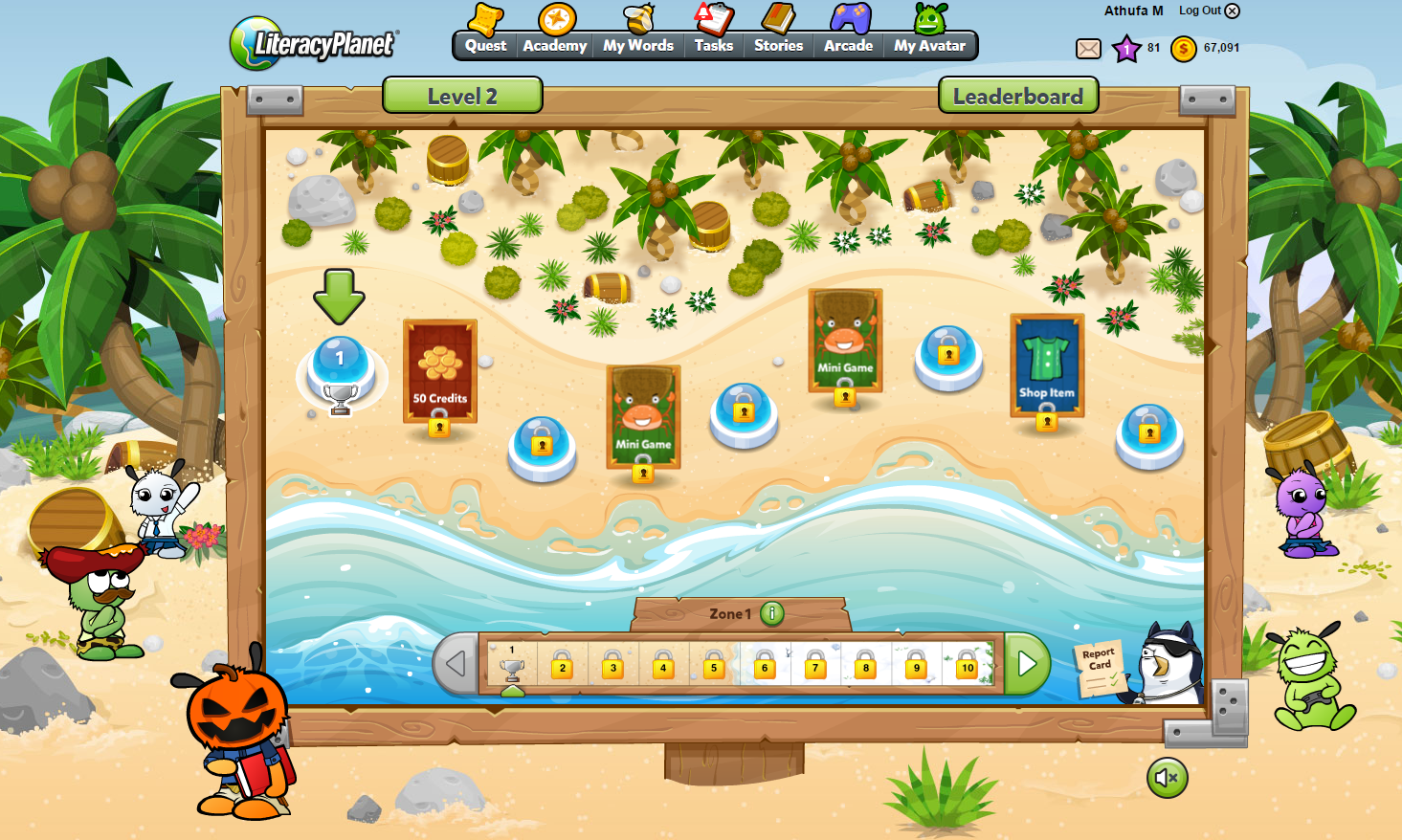 Hướng dẫn sử dụng Literacy Planet